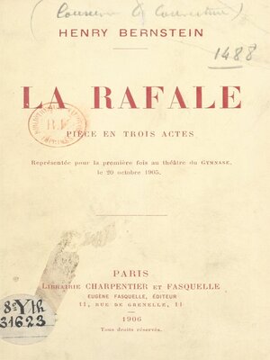 cover image of La rafale
